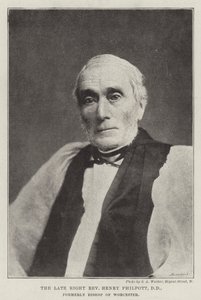 Feu le très révérend Henry Philpott, DD, ancien évêque de Worcester - English Photographer