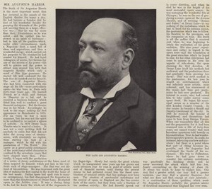 Feu Sir Augustus Harris - English Photographer