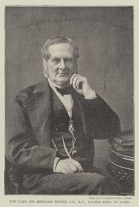 Feu Sir Bernard Burke, CB, KP, Ulster King of Arms - English Photographer