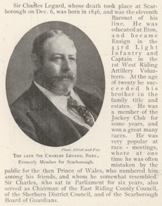 Feu Sir Charles Legard, baronnet, ancien membre pour Scarborough - English Photographer