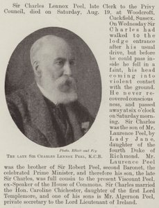 Feu Sir Charles Lennox Peel, KCB - English Photographer