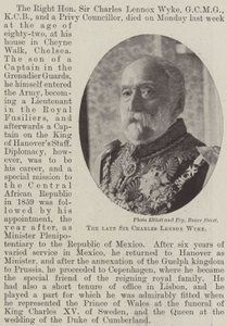 Feu Sir Charles Lennox Wyke - English Photographer