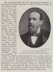Feu Sir Courtenay Boyle, secrétaire permanent du Board of Trade - English Photographer