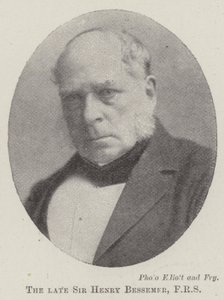 Feu Sir Henry Bessemer, FRS - English Photographer