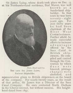 Feu Sir James Laing, éminent constructeur naval - English Photographer