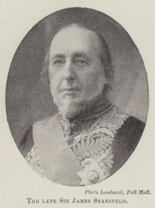 Feu Sir James Stansfeld - English Photographer