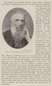 Feu Sir John Bennet Lawes - English Photographer