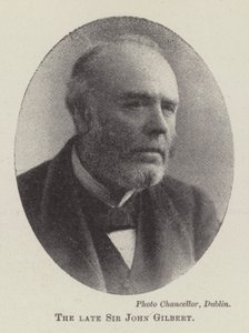 Le défunt Sir John Gilbert - English Photographer