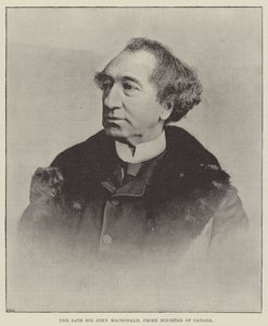 Le défunt Sir John Macdonald, Premier ministre du Canada - English Photographer