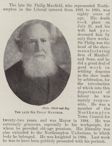 Le défunt Sir Philip Manfield - English Photographer