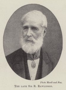 Le défunt Sir R Rawlinson - English Photographer