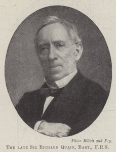 Feu Sir Richard Quain, baronnet, FRS - English Photographer