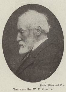 Feu Sir W D Geddes - English Photographer