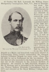 Feu Sir William Cunninghame, VC - English Photographer