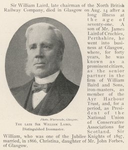 Feu Sir William Laird, maître de forges distingué - English Photographer