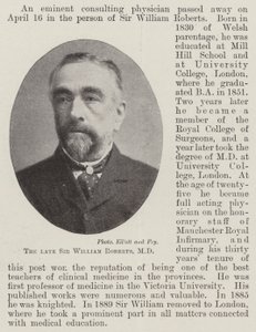 Feu Sir William Roberts, MD - English Photographer