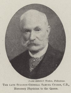 Le défunt chirurgien général Samuel Currie, CB, médecin honoraire de la reine - English Photographer