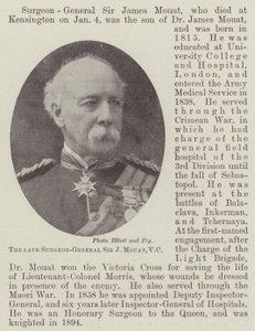Feu le Chirurgien-Général Sir J Mouat, VC - English Photographer