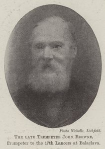 Le défunt trompette John Browne, trompette des 17e lanciers à Balaclava - English Photographer