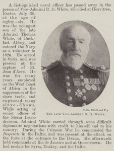 Le défunt Vice-Amiral R D White - English Photographer