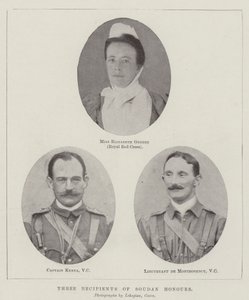 Trois récipiendaires des honneurs du Soudan