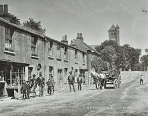 Tottenham Lane, Hornsey : façades avant, 1893 - English Photographer