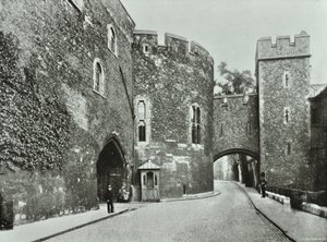 Tour de Londres, Tower Hill : La Tour Sanglante, 1890 - English Photographer