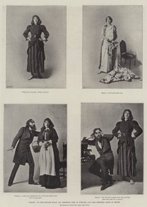 Trilby sur la scène anglaise, M. Beerbohm Tree en Svengali et Mlle Dorothea Baird en Trilby