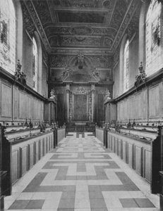 Chapelle du Trinity College (photo n/b) - English Photographer