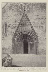 Porte du XIIe siècle de la cathédrale de Clonfert, comté de Galway, fondée en 558 - English Photographer