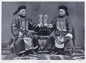 Deux mandarins chinois (photo n/b) - English Photographer