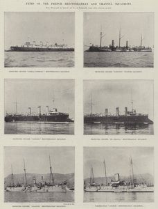 Types des escadrons méditerranéens et de la Manche français
