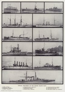 Navires de guerre typiques de la marine américaine (photo n/b) - English Photographer