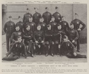 Vétérans de onze campagnes, un groupe distingué des Royal Rifles du Roi - English Photographer