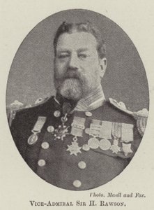 Vice-amiral Sir H Rawson - English Photographer