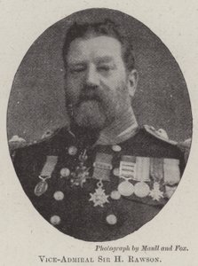 Vice-amiral Sir H Rawson - English Photographer