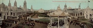 Vue du Palais des Arts Décoratifs, Exposition Franco-Britannique, Londres, 1908