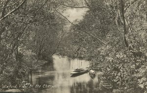 Vue sur la rivière Cherwell, Oxford, Oxfordshire - English Photographer