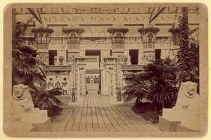 Vue vers la Cour Égyptienne, Crystal Palace - English Photographer
