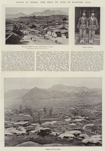 Vues en Corée, le siège de la guerre en Asie orientale