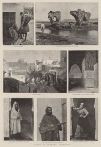 Vues de Tanger, Maroc