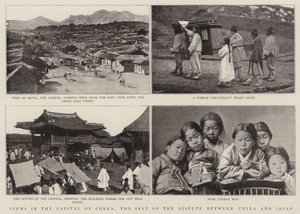Vues de la Capitale de la Corée, le Siège du Conflit entre la Chine et le Japon - English Photographer