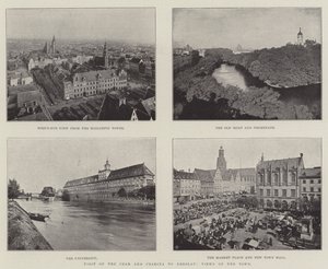 Visite du Tsar et de la Tsarine à Breslau, vues de la ville - English Photographer