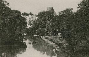 Château de Warwick, depuis l