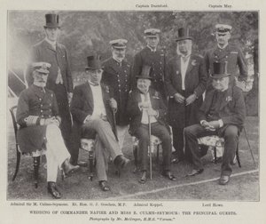 Mariage du commandant Napier et de Mlle E Culme-Seymour, les principaux invités - English Photographer