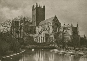 Cathédrale de Wells, depuis le Swan Pool - English Photographer