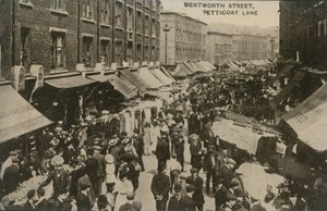 Wentworth Street, Petticoat Lane, Londres - English Photographer