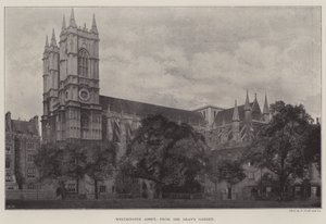 Abbaye de Westminster, depuis le jardin du doyen - English Photographer