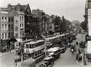 Whitechapel High Street, Londres, vers 1930 - English Photographer