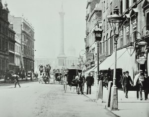 Whitehall, Westminster : Whitehall vue vers Trafalgar Square, 1895 - English Photographer